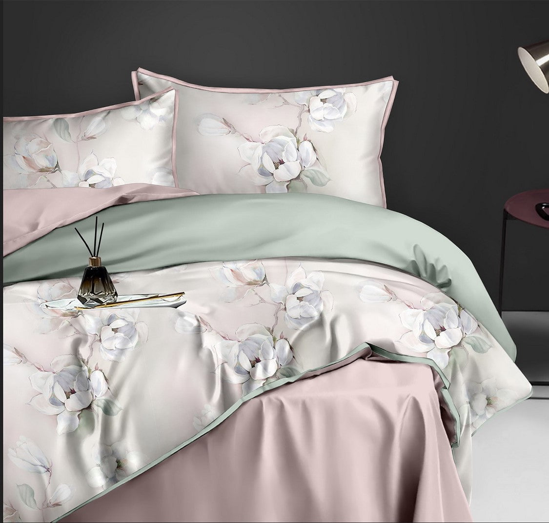 St. Pierre Magnolia Blossom Micromodal Duvet Cover Set